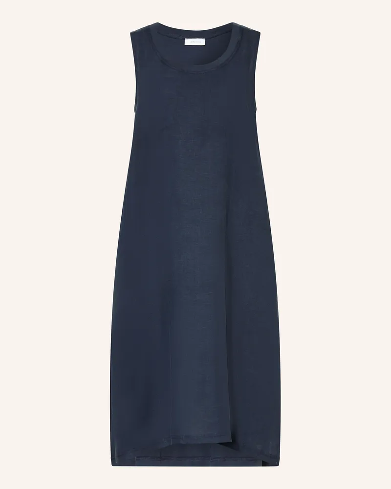 Darling Harbour Kleid im Materialmix Marine
