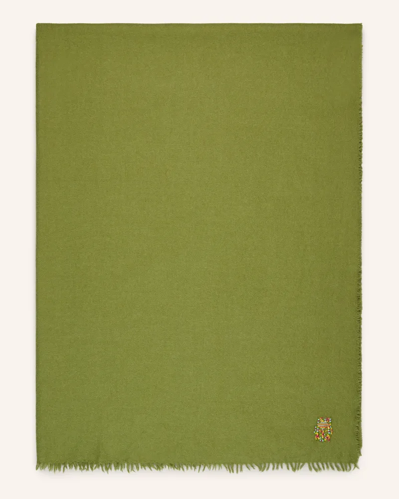 Zoeppritz Alpaka-Plaid Mad Attitude gruen Grün