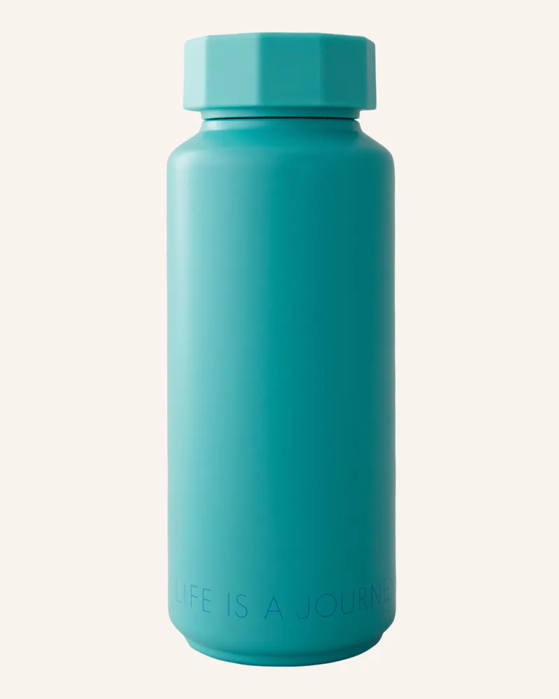 DESIGN LETTERS Isolierflasche GRNBLIFEIS Türkis