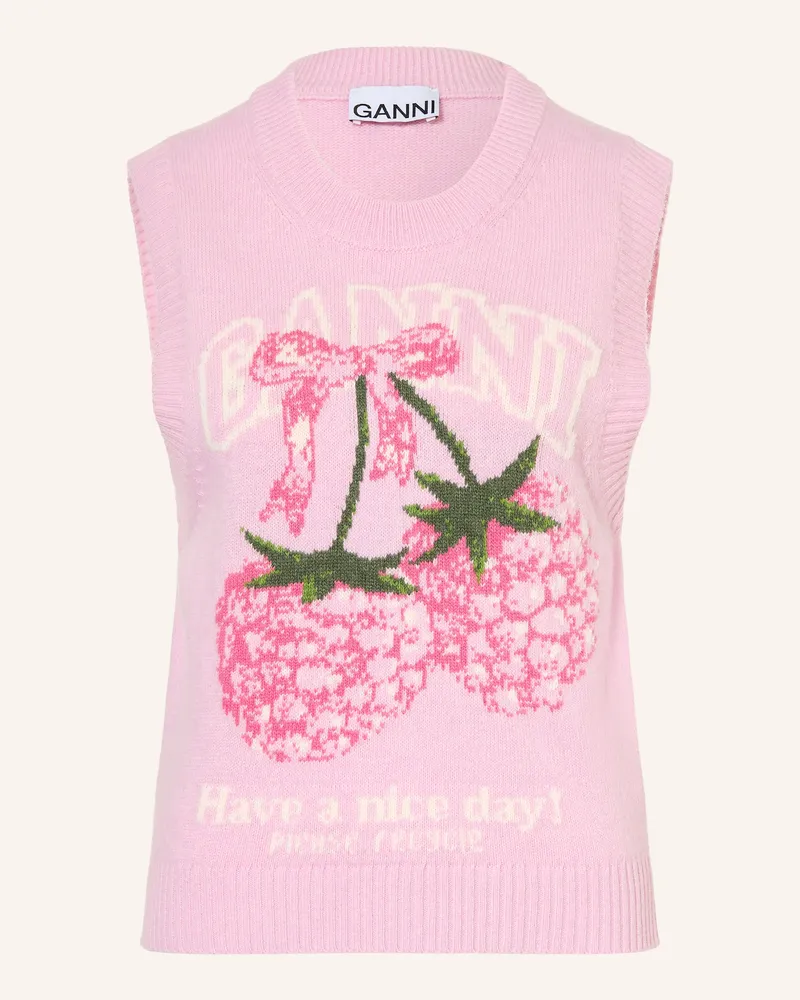 Ganni Pullunder pink Rosa