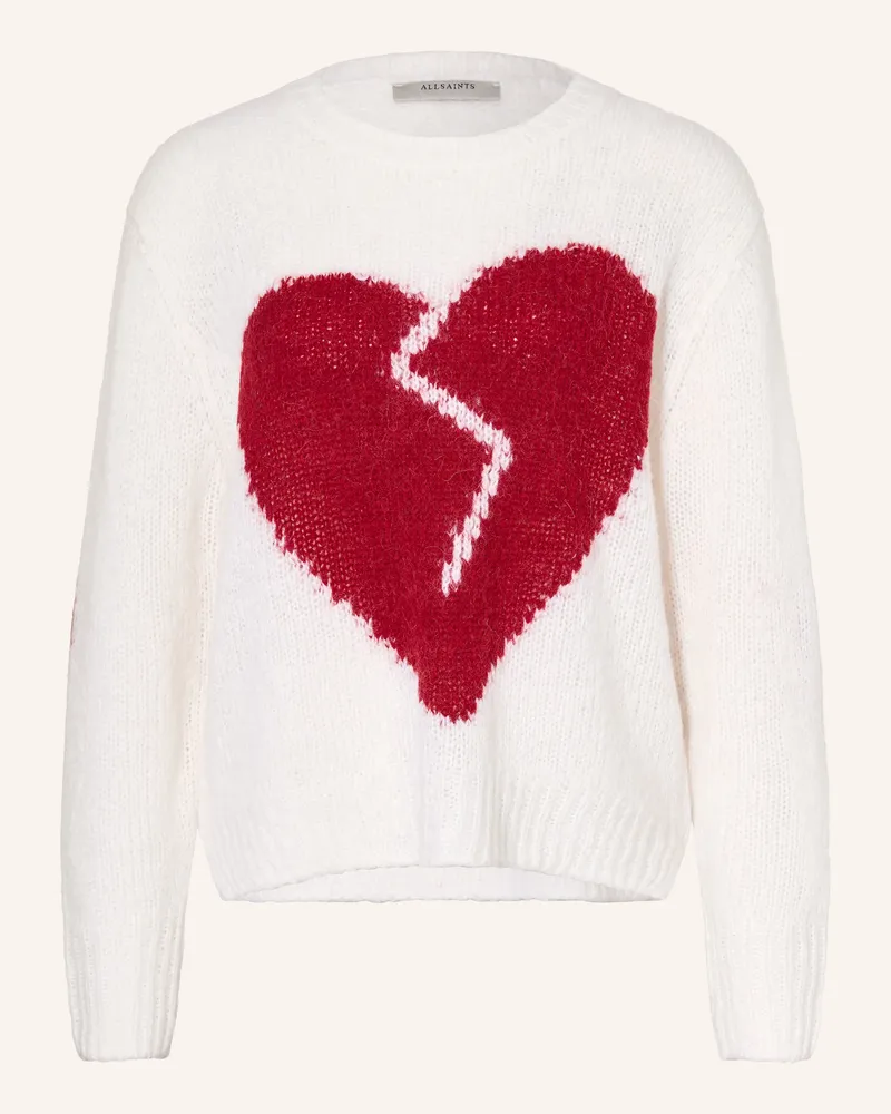 AllSaints Pullover LUVHEART Ecru