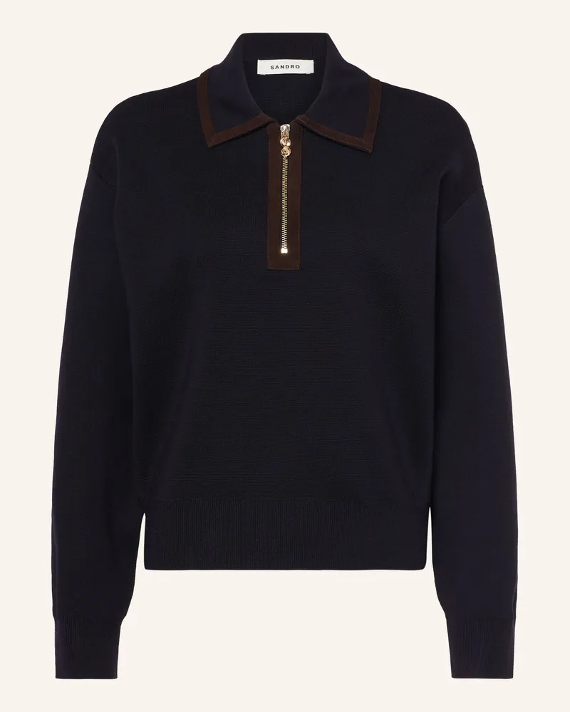 Sandro Pullover blau Dunkelblau