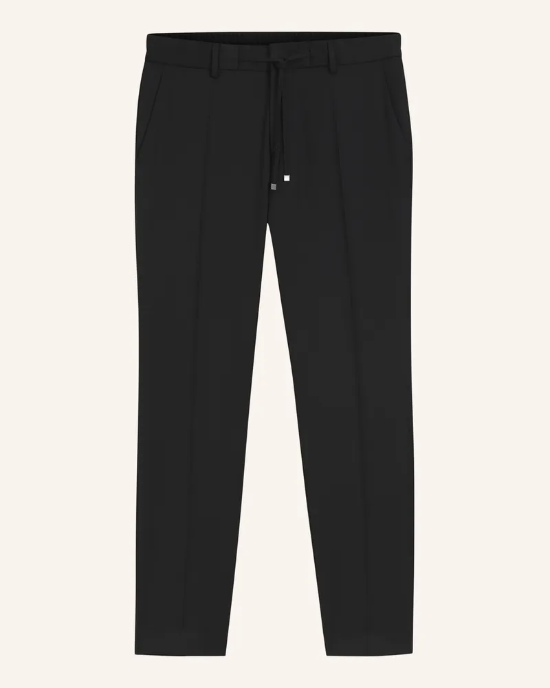 HUGO BOSS Business Hose H-Genius-Rds-b1 Slim Fit schwarz Schwarz