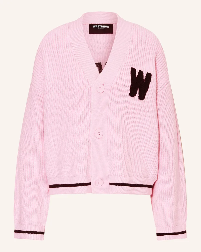WRSTBHVR Strickjacke LAVO Rosa