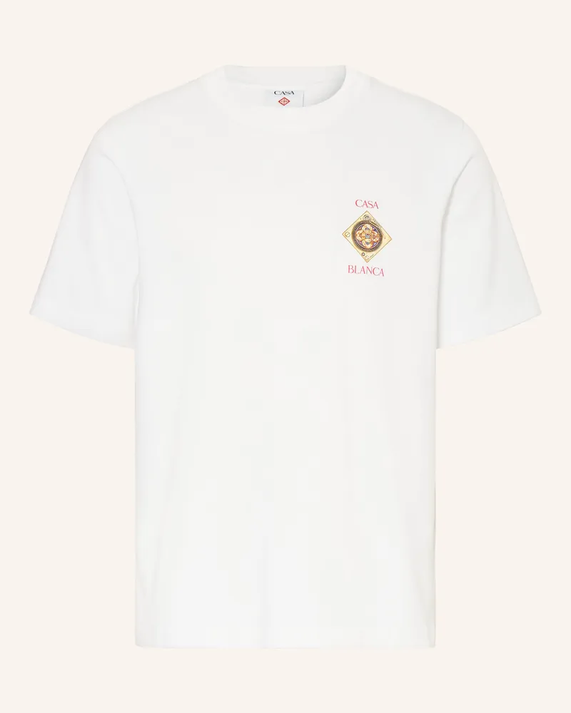 Casablanca Paris T-Shirt Plafond Orne De Musique weiss Weiss