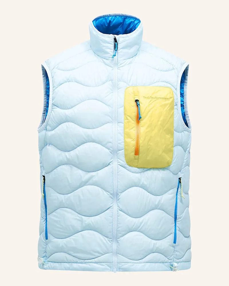 Peak Performance Daunenweste UTILITY HELIUM Blau