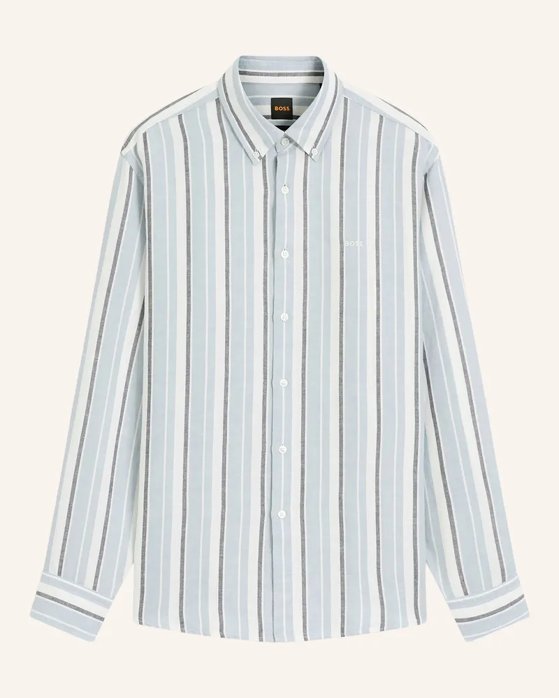 HUGO BOSS Hemd RICOPLUS Regular Fit Weiss