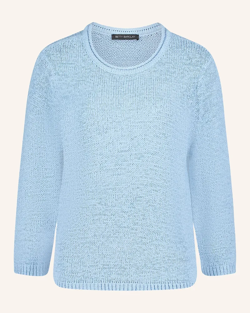 Betty Barclay Pullover Mit 3/4-Arm blau Hellblau