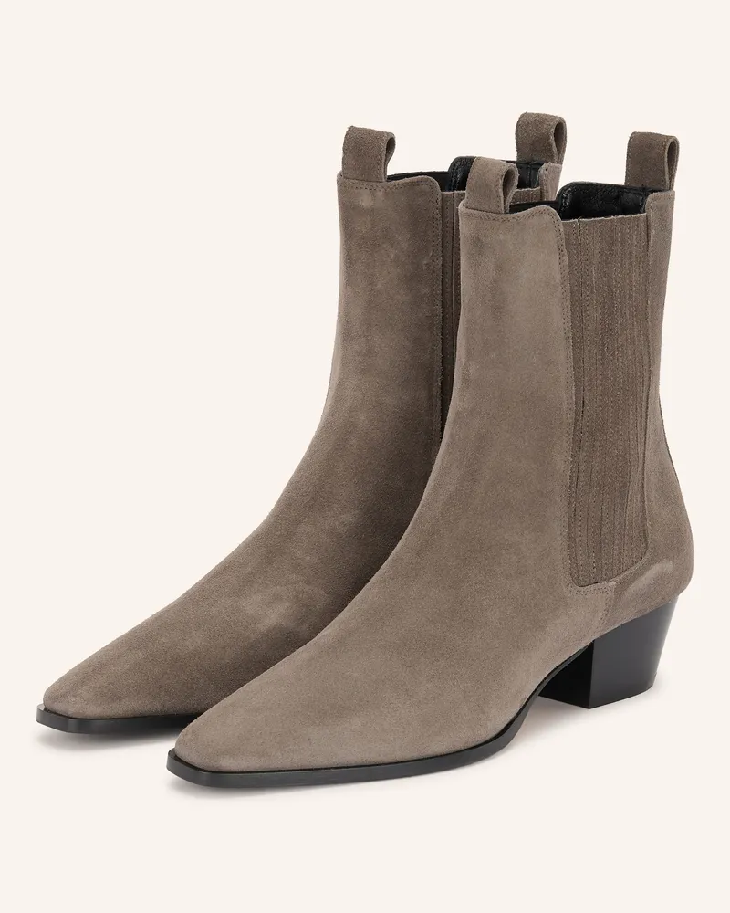 aeyde Stiefeletten Agata beige Taupe