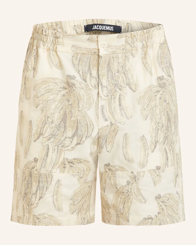 Jacquemus Shorts Le Short Aloe beige Ecru
