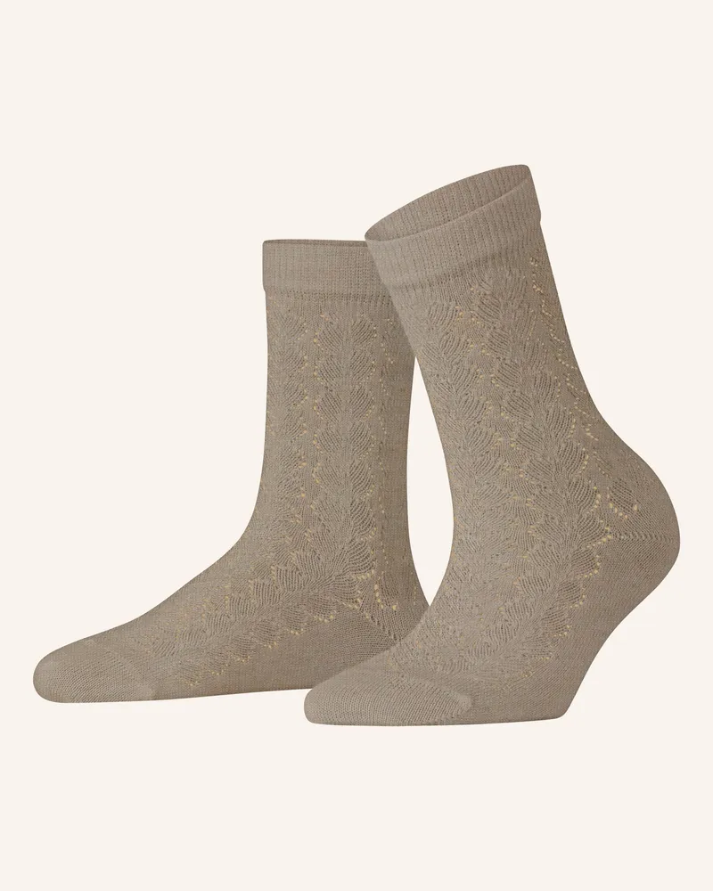 Falke Socken Softmerino Mit Merinowolle beige 4100