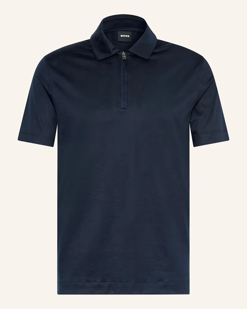HUGO BOSS Jersey-Poloshirt PARAS Dunkelblau