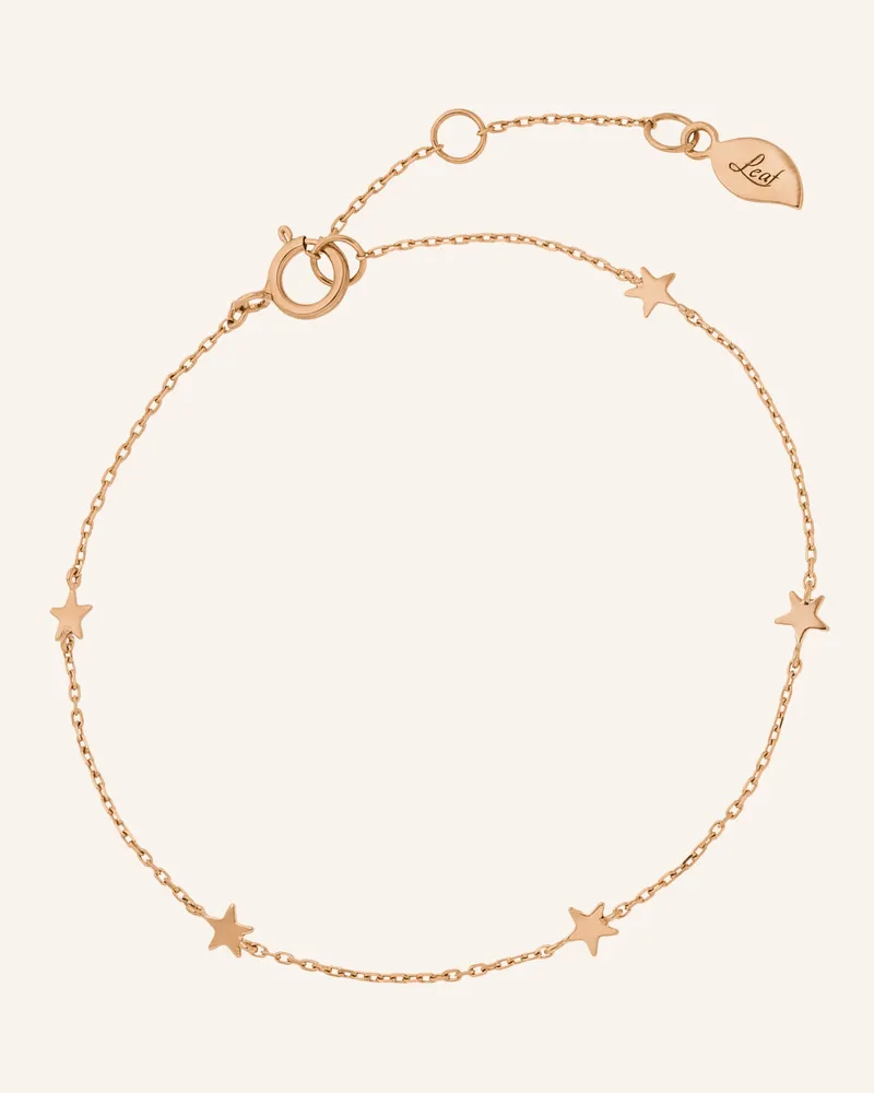 Leaf Armband Mini Stars Aus 14 Karat Gelbgold rosegold Roségold