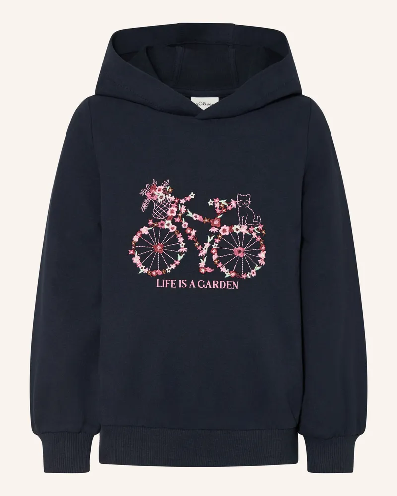 S.Oliver Hoodie blau Dunkelblau