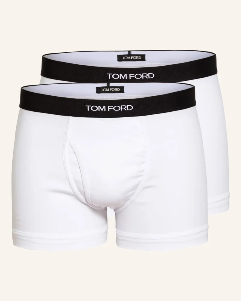 Tom Ford 2er-Pack Boxershorts weiss Weiss
