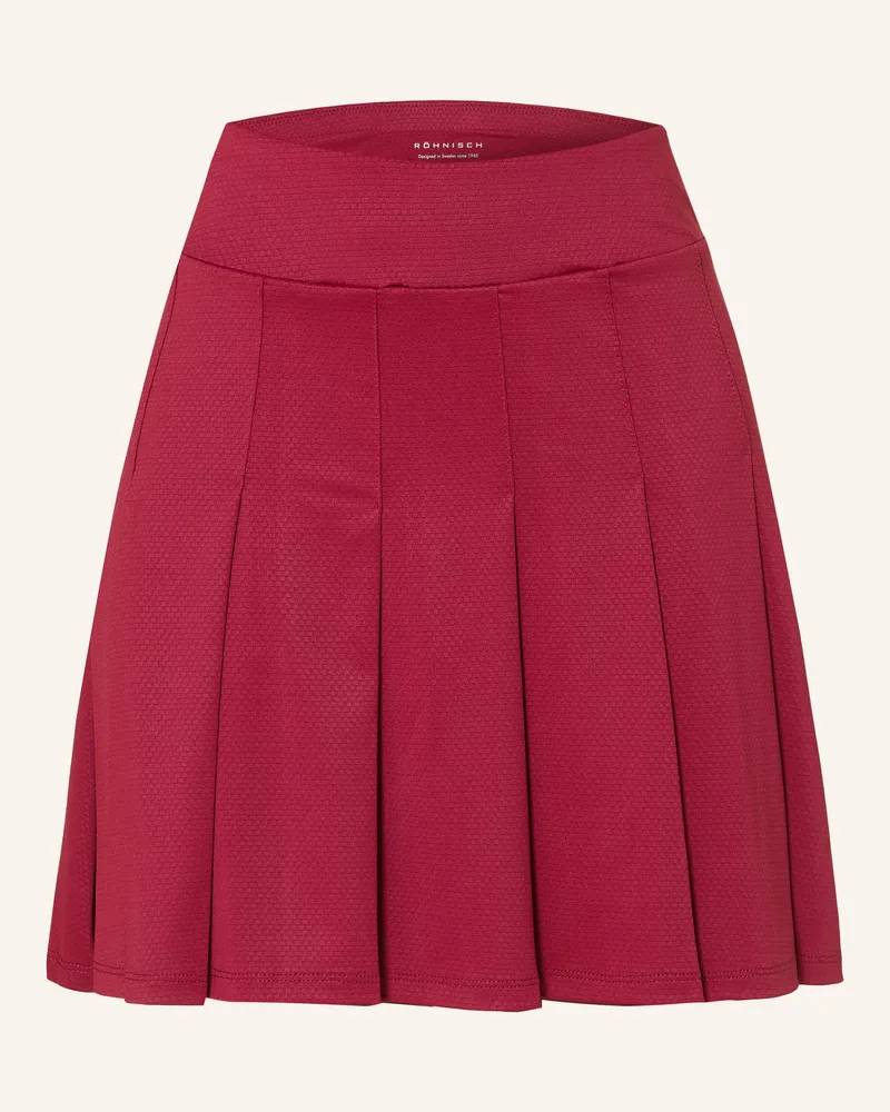 Röhnisch Skort Nicky Mit Plissees pink Dunkelrot