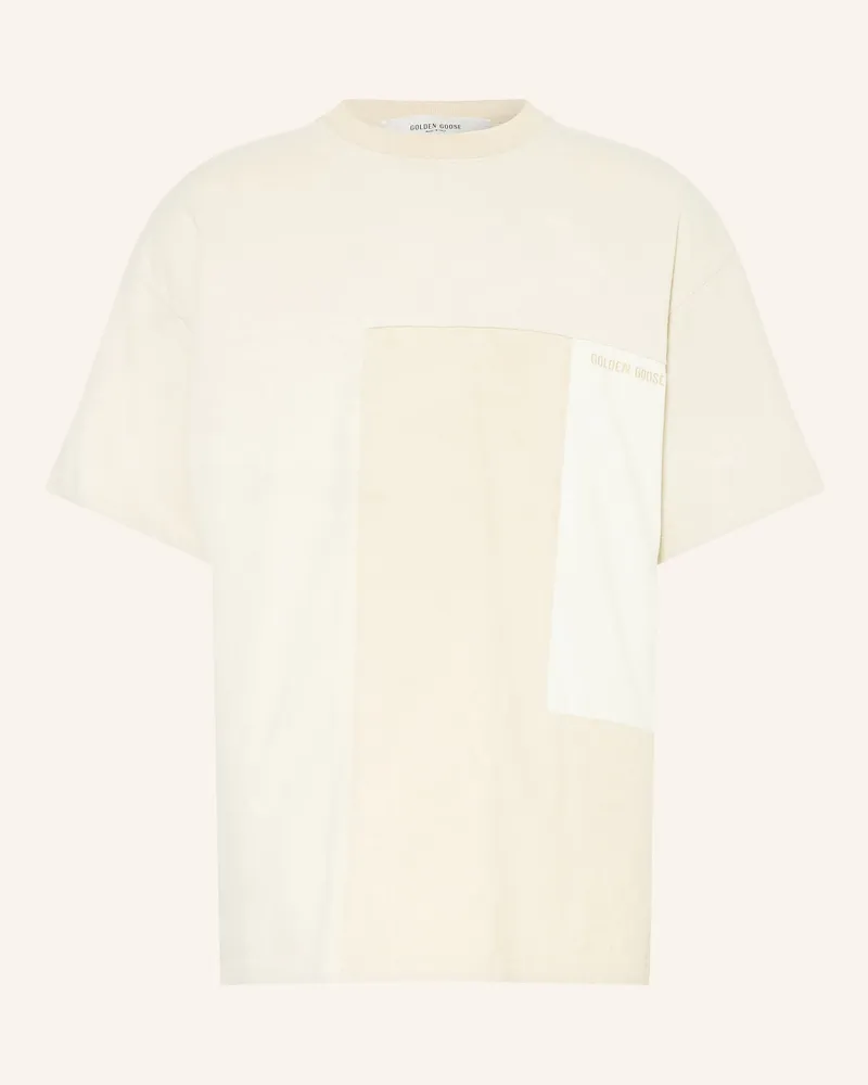 Golden Goose T-Shirt Journey beige Ecru