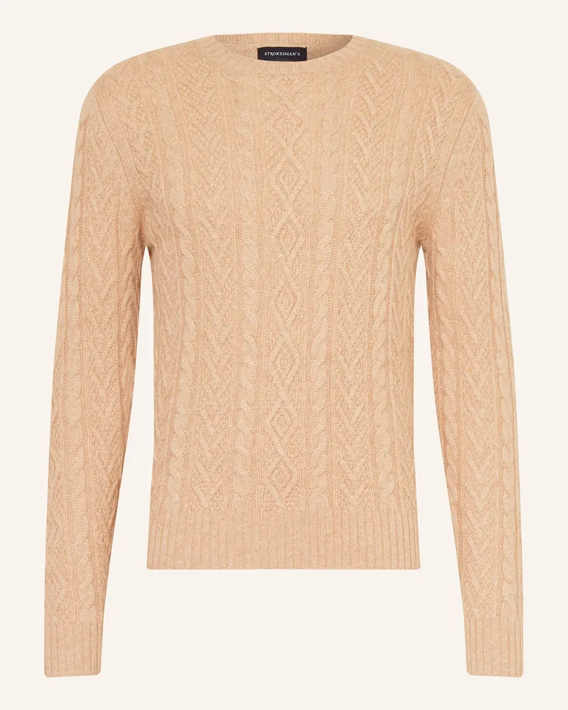 Strokesman's Cashmere-Pullover Beige