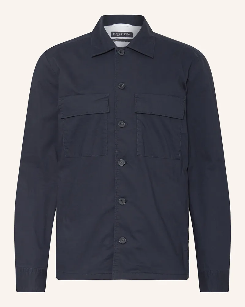 Marc O'Polo Overshirt Dunkelblau