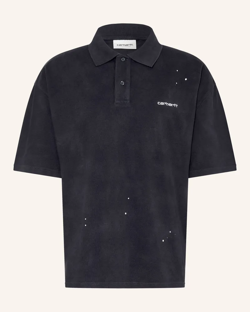 Carhartt WIP Piqué-Poloshirt Painter blau Dunkelblau