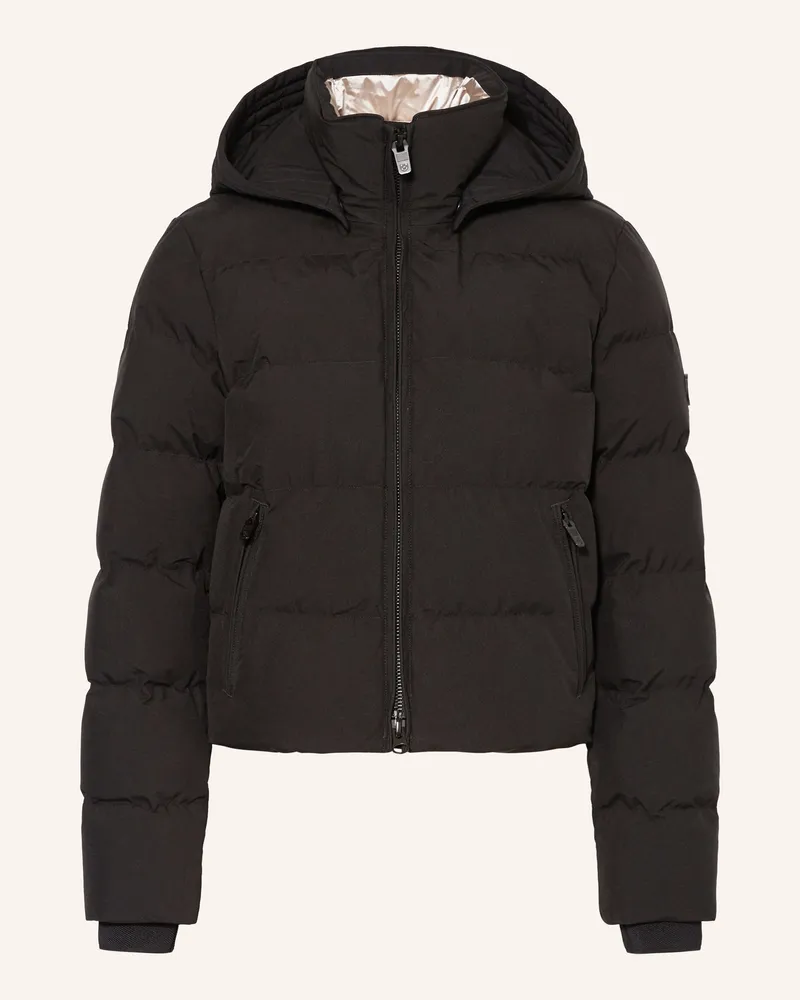 Wellensteyn Steppjacke GOLDMINE SHORT mit DUPONT™ SORONA®-Isolierung Schwarz