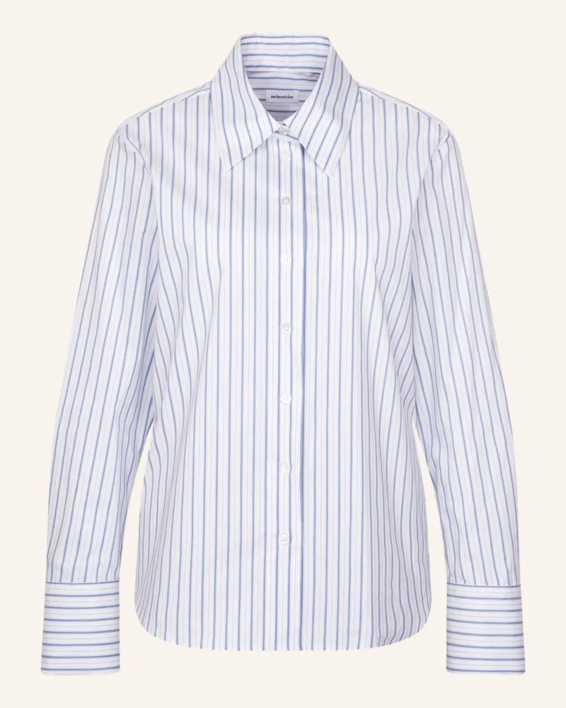 Seidensticker Hemdbluse blau Hellblau