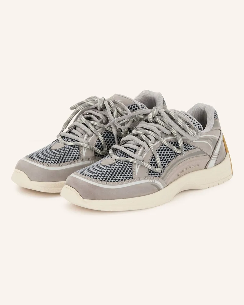 Giuseppe Zanotti Sneaker INOX Hellgrau