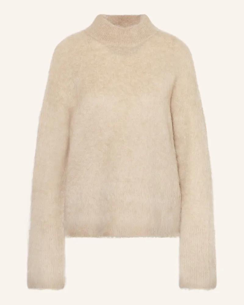 Mrs & HUGS Pullover mit Mohair Beige