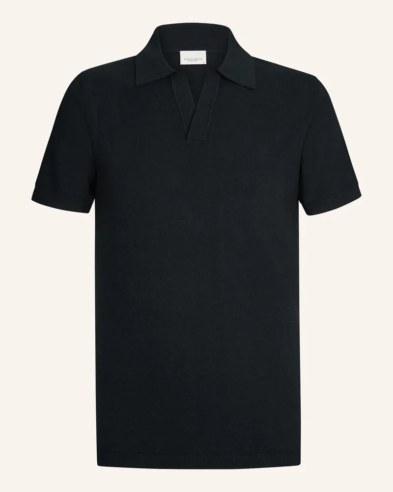 Profuomo Polo Kurzarm blau Blau