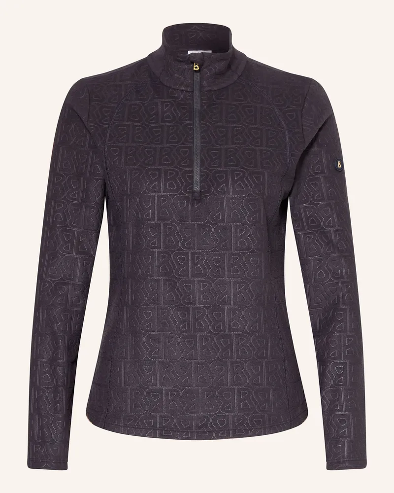 Bogner Fleece-Troyer medita2 blau Dunkelblau