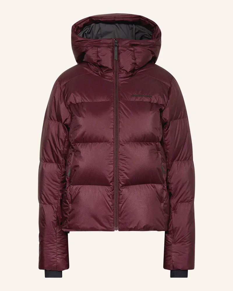 Peak Performance Daunen-Skijacke Glissade rot Dunkelrot
