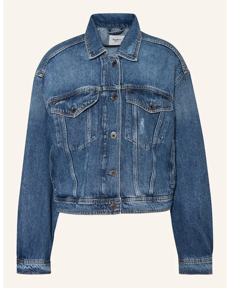 Pepe Jeans Jeansjacke Blau