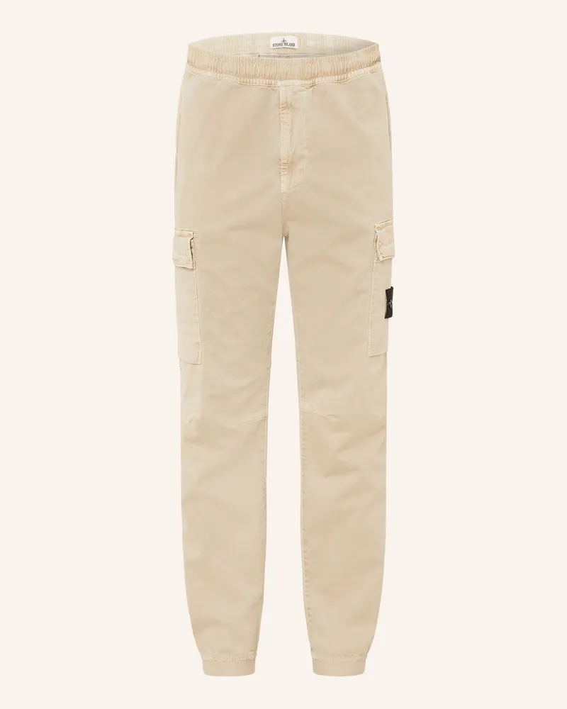 Stone Island Cargohose Creme