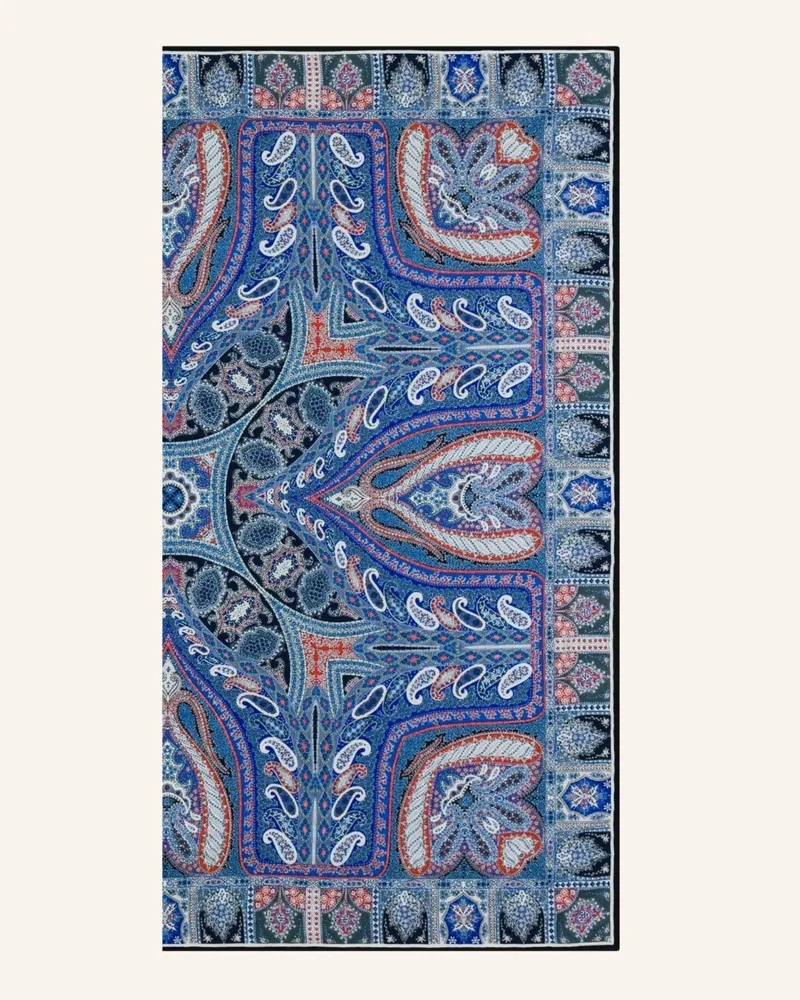 Roeckl Cashmere-Seidentuch WINTER ALHAMBRA Blau