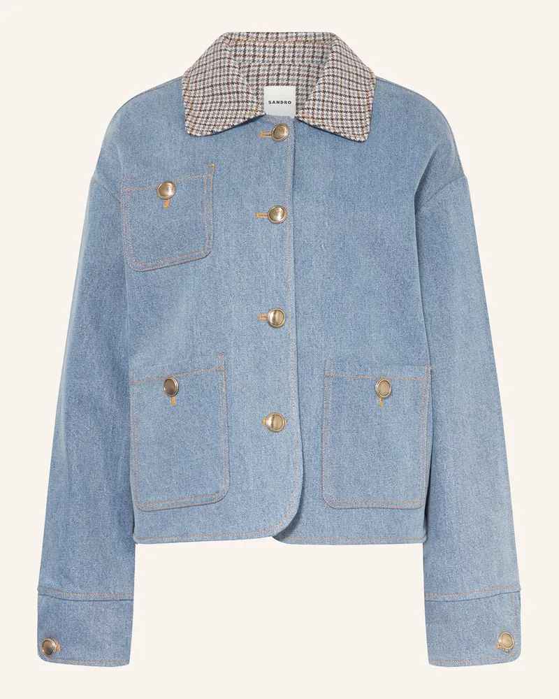Sandro Jeansjacke Hellblau