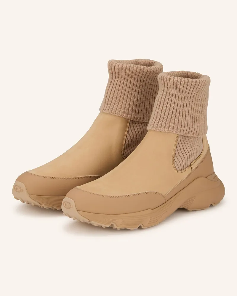 TOD'S Hightop-Sneaker Hellbraun
