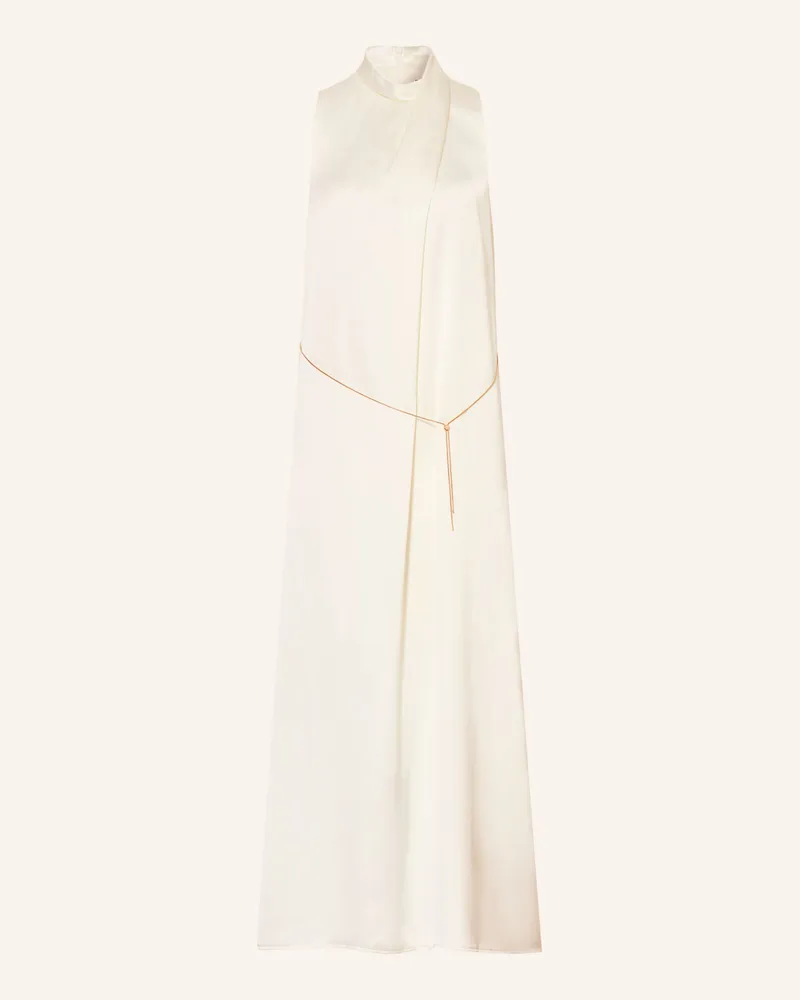 HUGO BOSS Satinkleid Kewina weiss Weiss