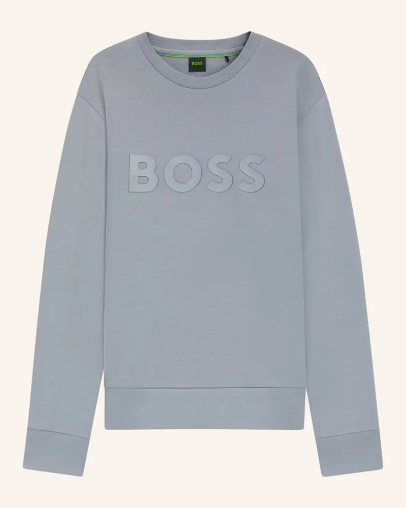 HUGO BOSS Sweatshirt SALBO Regular Fit Dunkelgrau