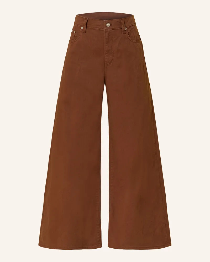 Calvin Klein Wide Leg Jeans braun Braun