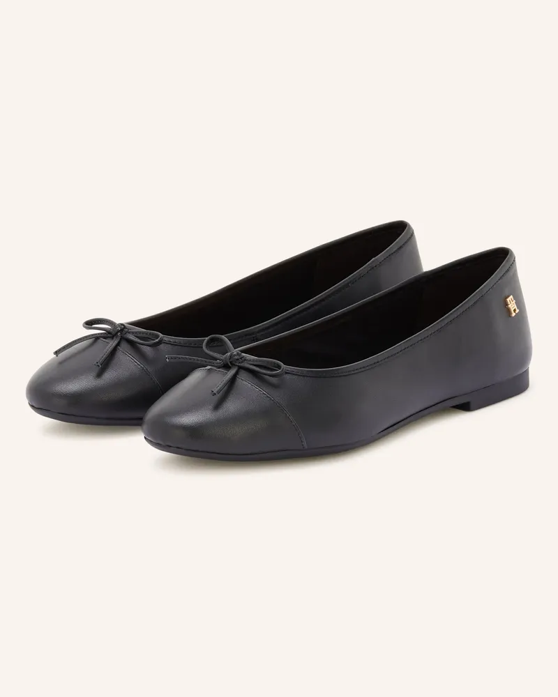 Tommy Hilfiger Ballerinas schwarz Schwarz