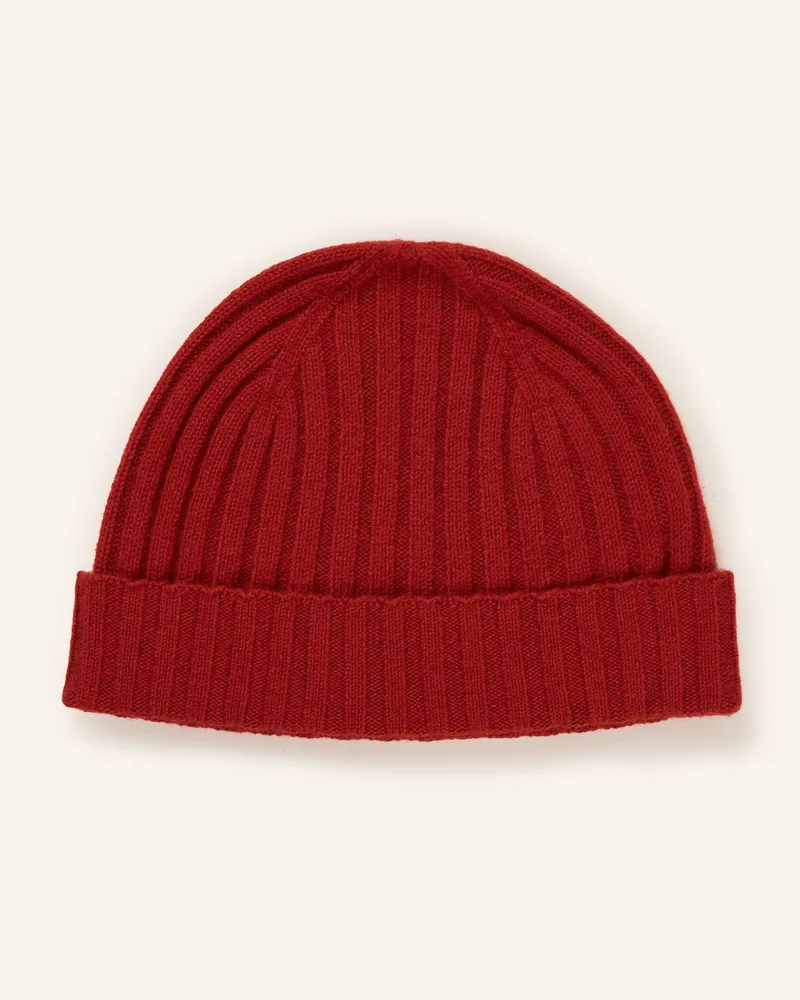 Strokesman's Cashmere-Mütze Rot