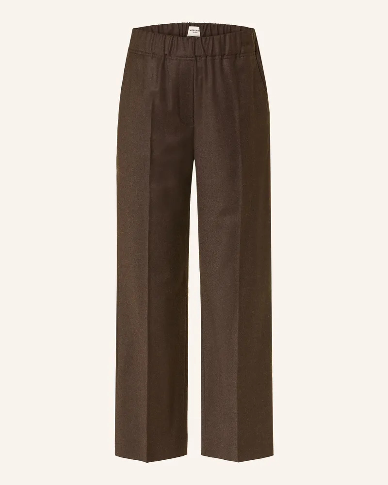 Max Mara Flanellhose Hateley braun Dunkelbraun