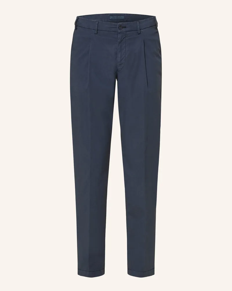 Hiltl Chino Slim Fit blau Dunkelblau