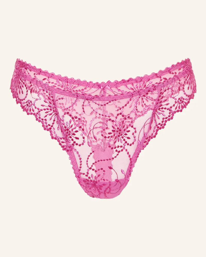 Marie Jo String JANE mit Schmuckperlen Pink