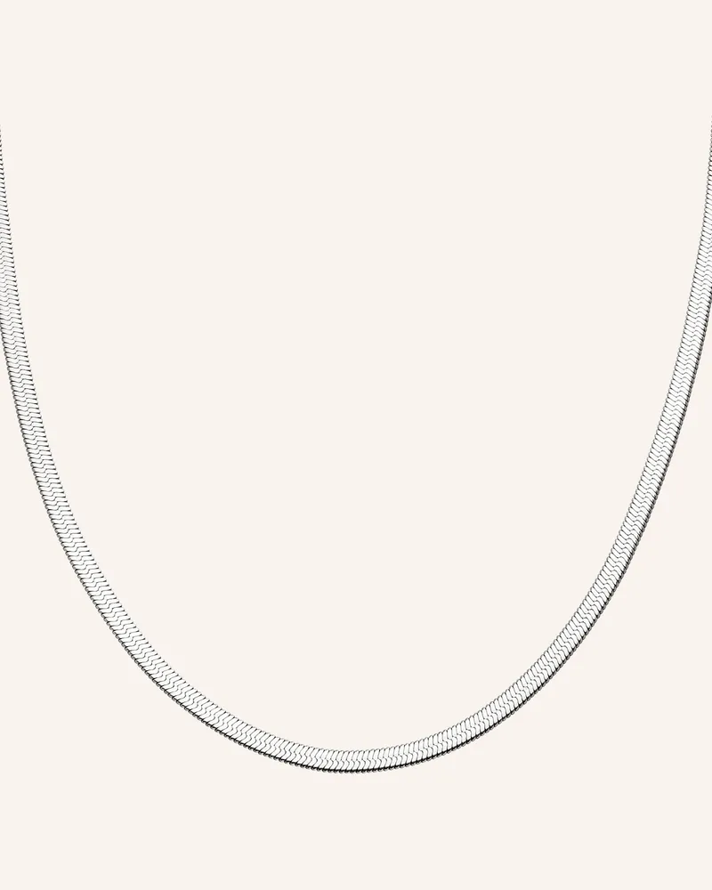 S.Oliver Halskette  Aus  Edelstahl silber Silber