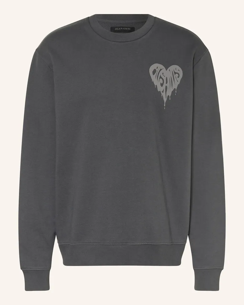 AllSaints Sweatshirt TRIP CREW Dunkelgrau