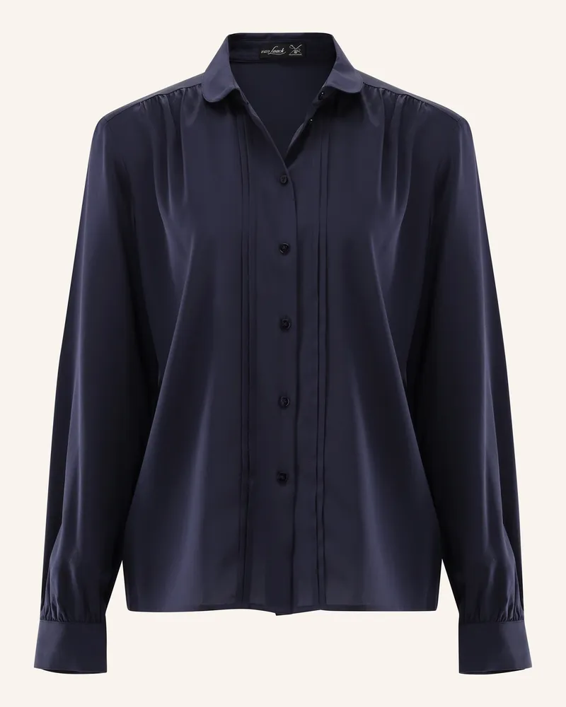 van Laack Bluse Modern Fit Dunkelblau