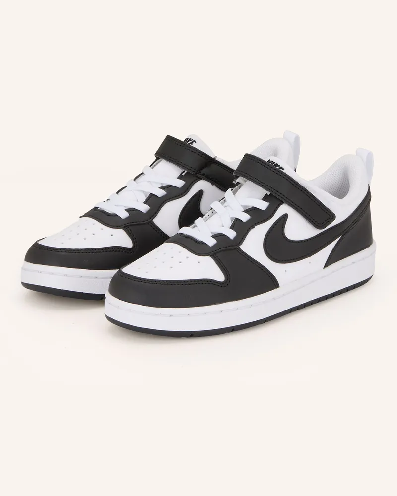 Nike Sneaker Court Borough Low Recraft schwarz Schwarz