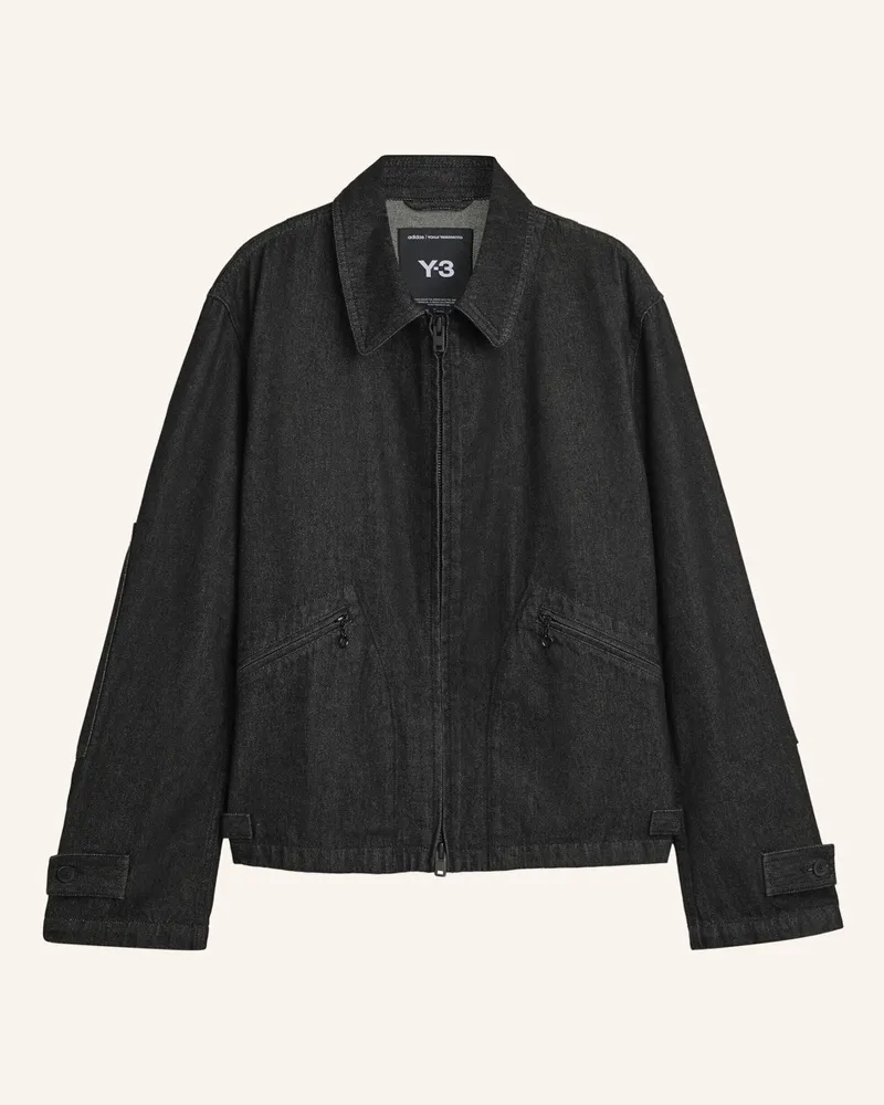 Y-3 Y-3 Blousonjacke, Denim schwarz Schwarz