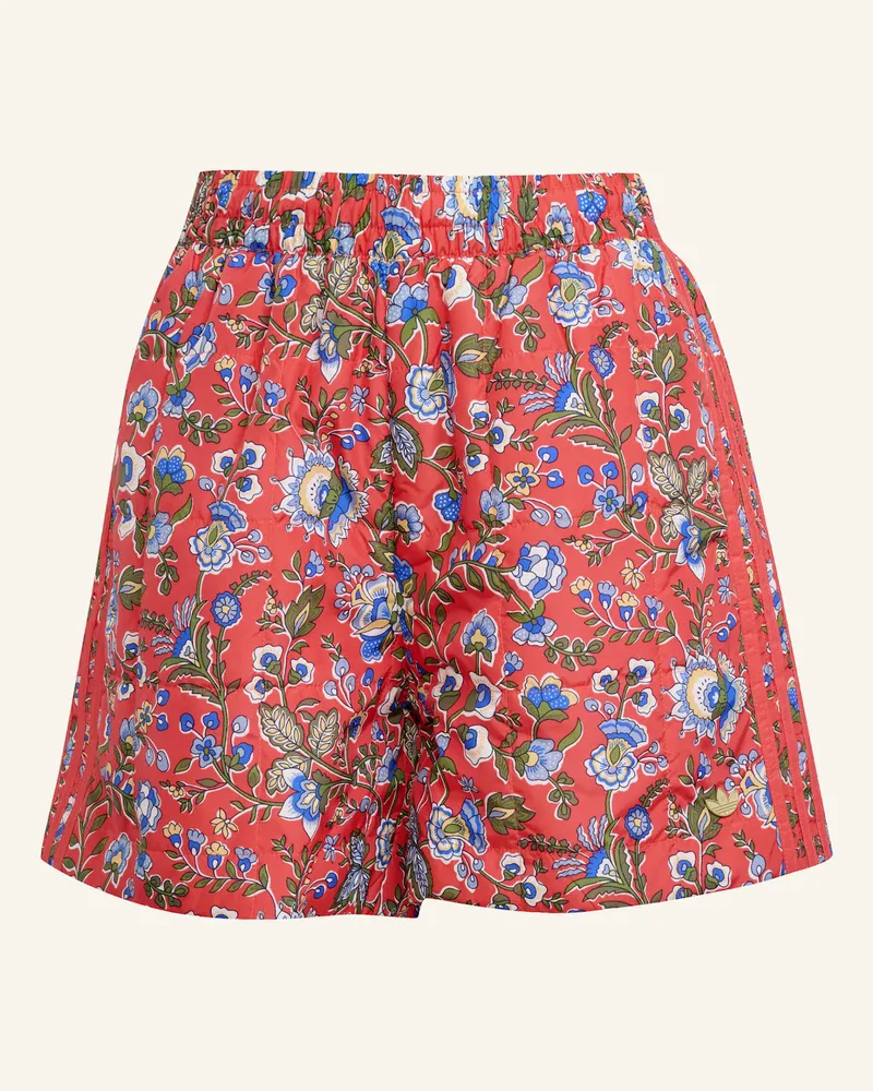 adidas ADIDAS ORIGINALS X LIBERTY LONDON QUILTED SHORTS Rot